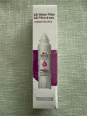 LG Water Filter LT800P Replacement Cartridge - NIB NWT In Original Plastic